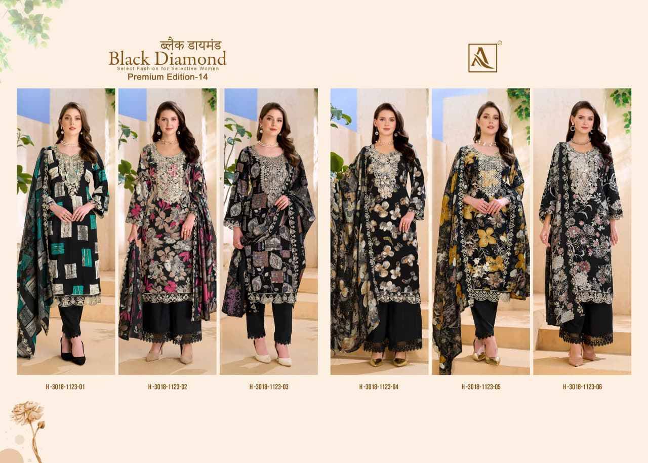 BLACK DIAMOND-14 1123 Series By Alok Pakistani Stylish Beautiful Colourful Printed & Embroidered Party Wear & Occasional Wear Pure cotton Dresses At Wholesale Price